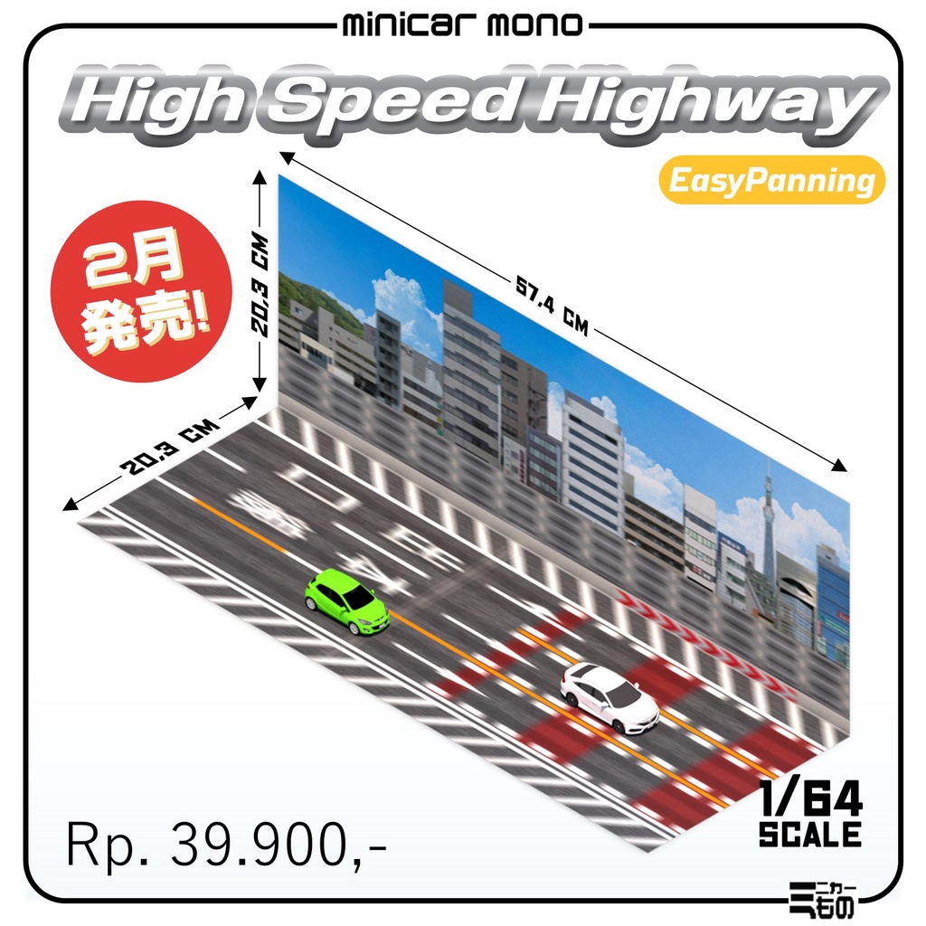 Jual Diorama Sheet Background -High Speed Highway- | Shopee Indonesia