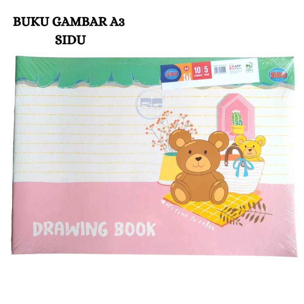 Jual Buku Gambar SIDU A3 isi 10 lembar Buku Gambar A3 SIDU Drawing Book