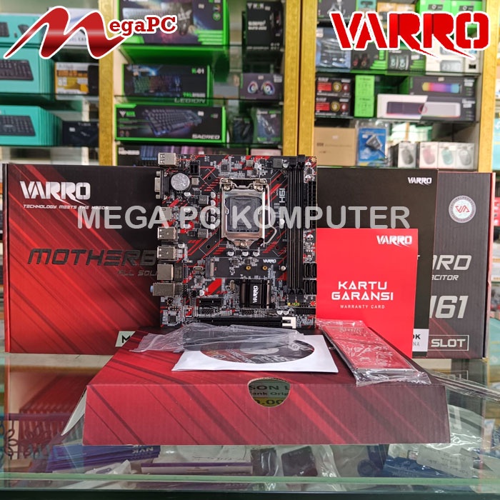 Jual Paket Mainboard 1155 H61/B75 DDR3 VARRO + Core i5 3470 + FAN + RAM ...