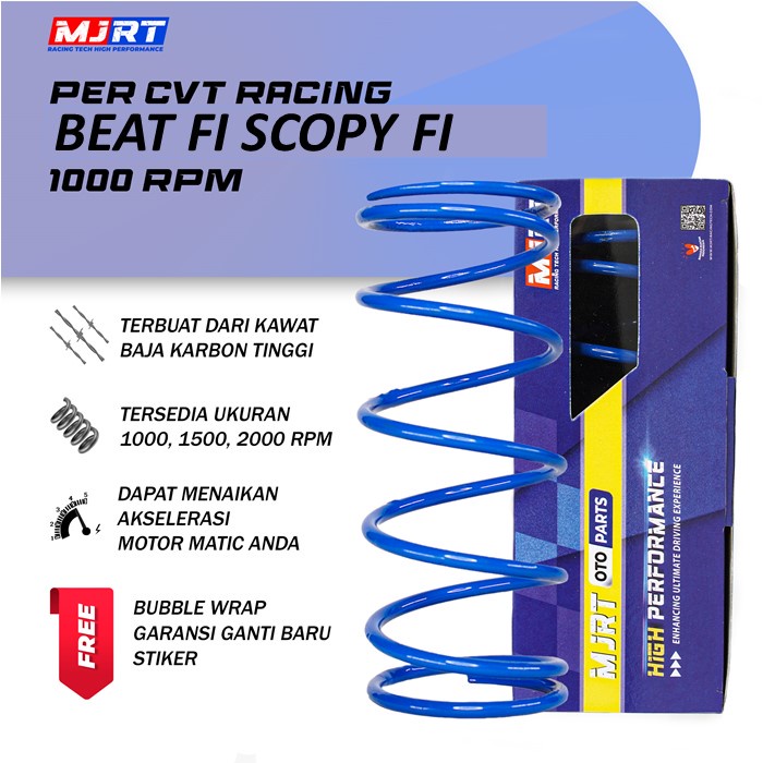 Jual PER CVT RACING 1000 RPM BEAT FI SCOPY FI ESP GENIO BEAT ESP VARIO ...