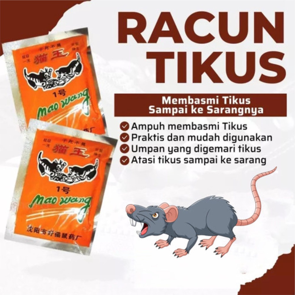 Jual Racun Tikus Mao Wang 1 Pc Shopee Indonesia