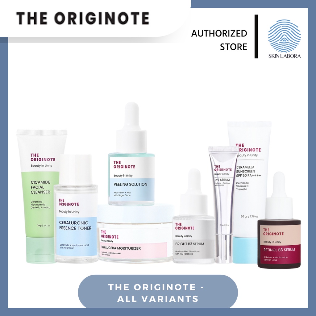 Jual The Originote KIT Facial Wash Toner Serum Moisturizer Sunscreen