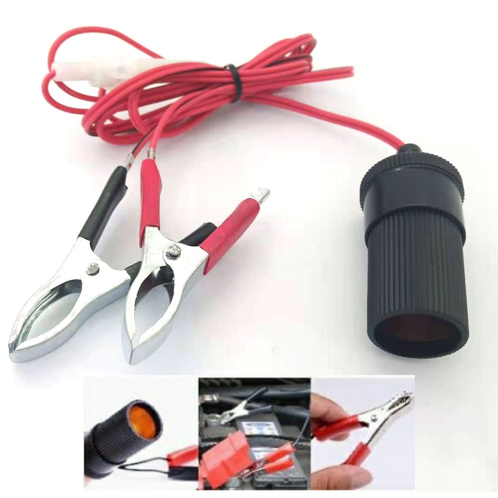 Jual Lighter DIY Terminal Clip-on Aki Mobil Car Lighter Plug Power ...