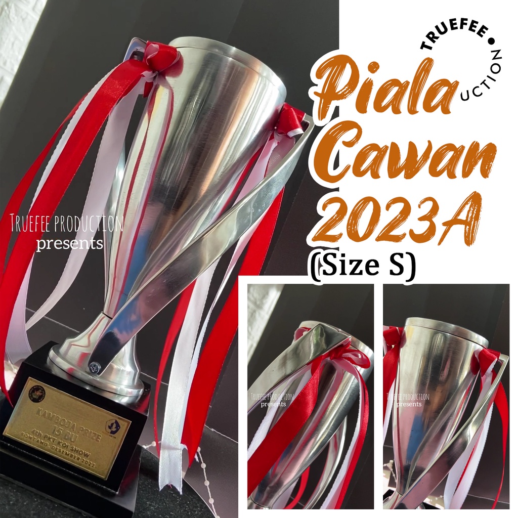 Jual Piala Logam Alumunium Cawan 2023 A Size S Champions Cup Trophy Tropi Elegan Unik Artistik 4927