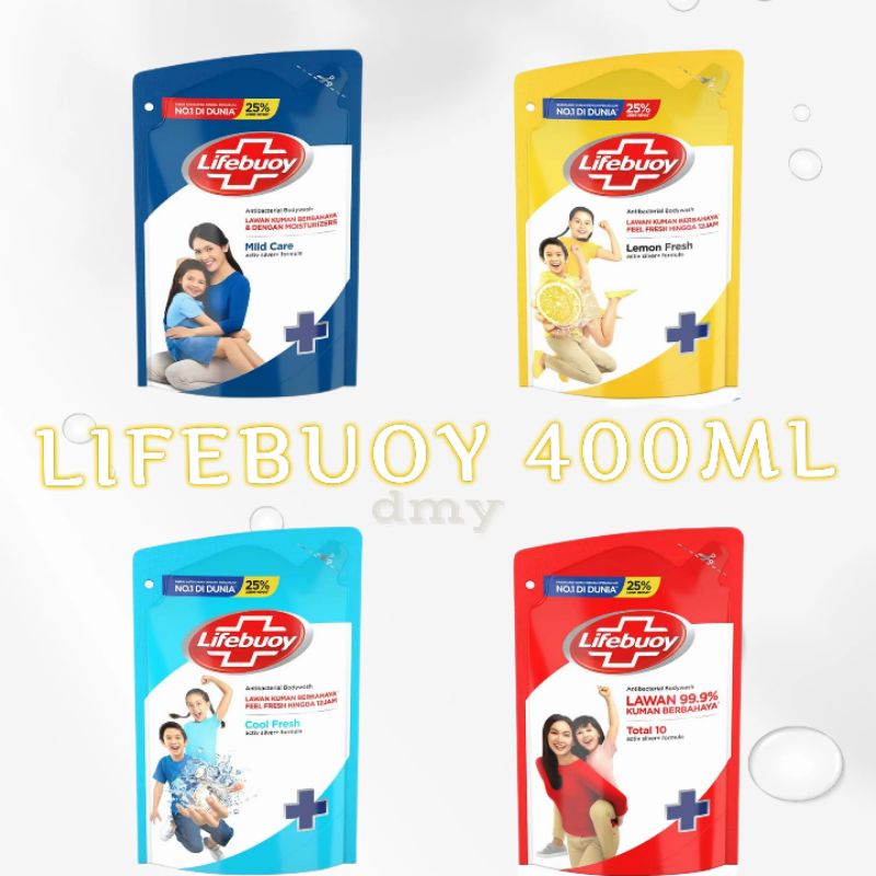 Jual Lifebuoy Body Wash 450 ML/400 ML /Lifebuoy Cair Refil Body Wash 450 ML / 400 ML Shopee