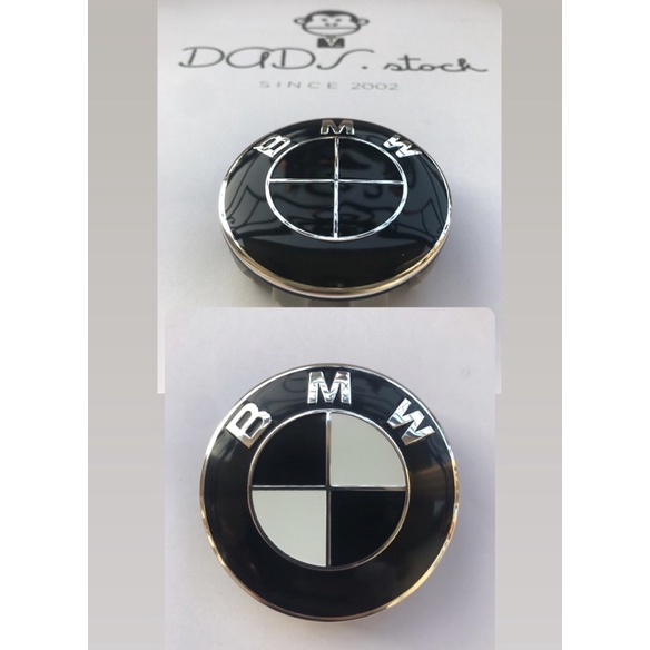 Jual BMW Wheel Center Cap Atau Dop Roda Velg Full Black dan Hitam Putih ...