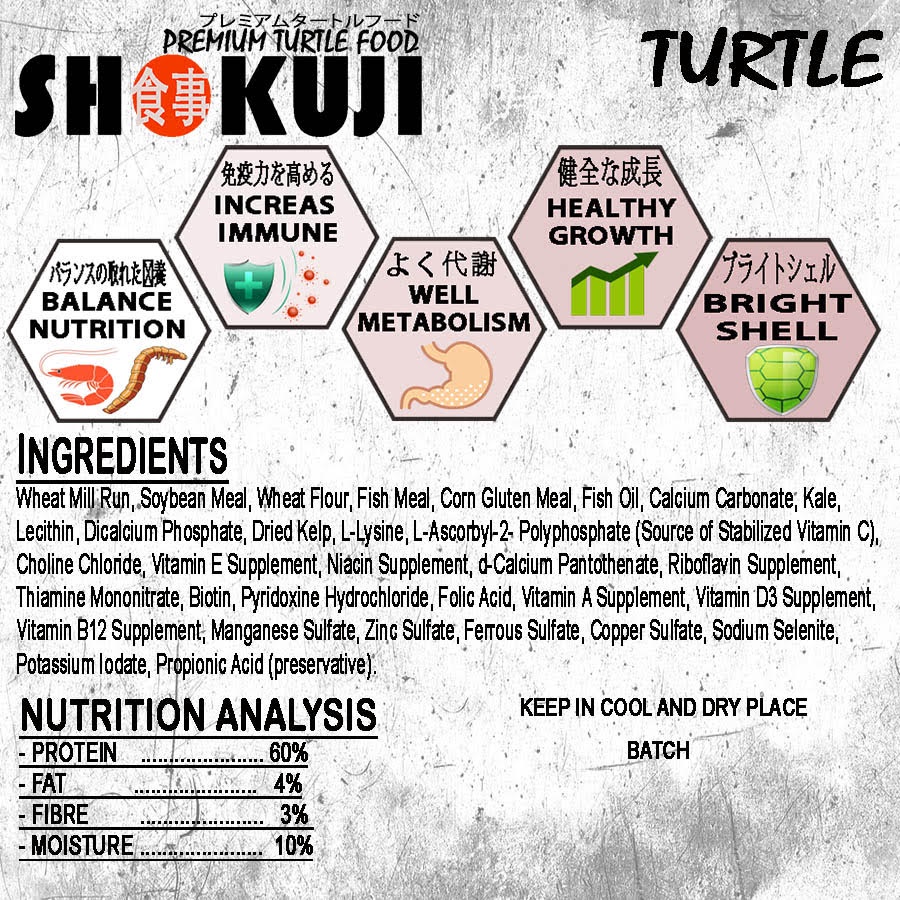 Jual 500GR SHOKUJI PELET BRAZIL RES CST MONBI PELET KURA AMBON MAKANAN ...