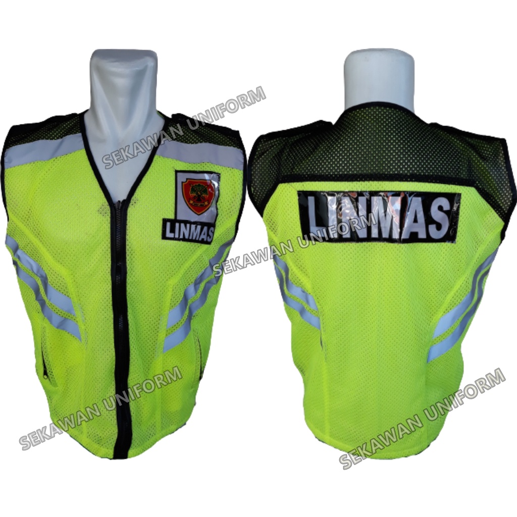 Jual UNIFORM Rompi Linmas Hansip Rompi Lapangan Linmas Terbaru | Shopee ...
