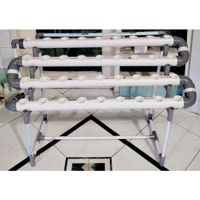 Jual Paket Instalasi Modul Hidroponik Set Starter Kit Nft Pipa 2 Dim
