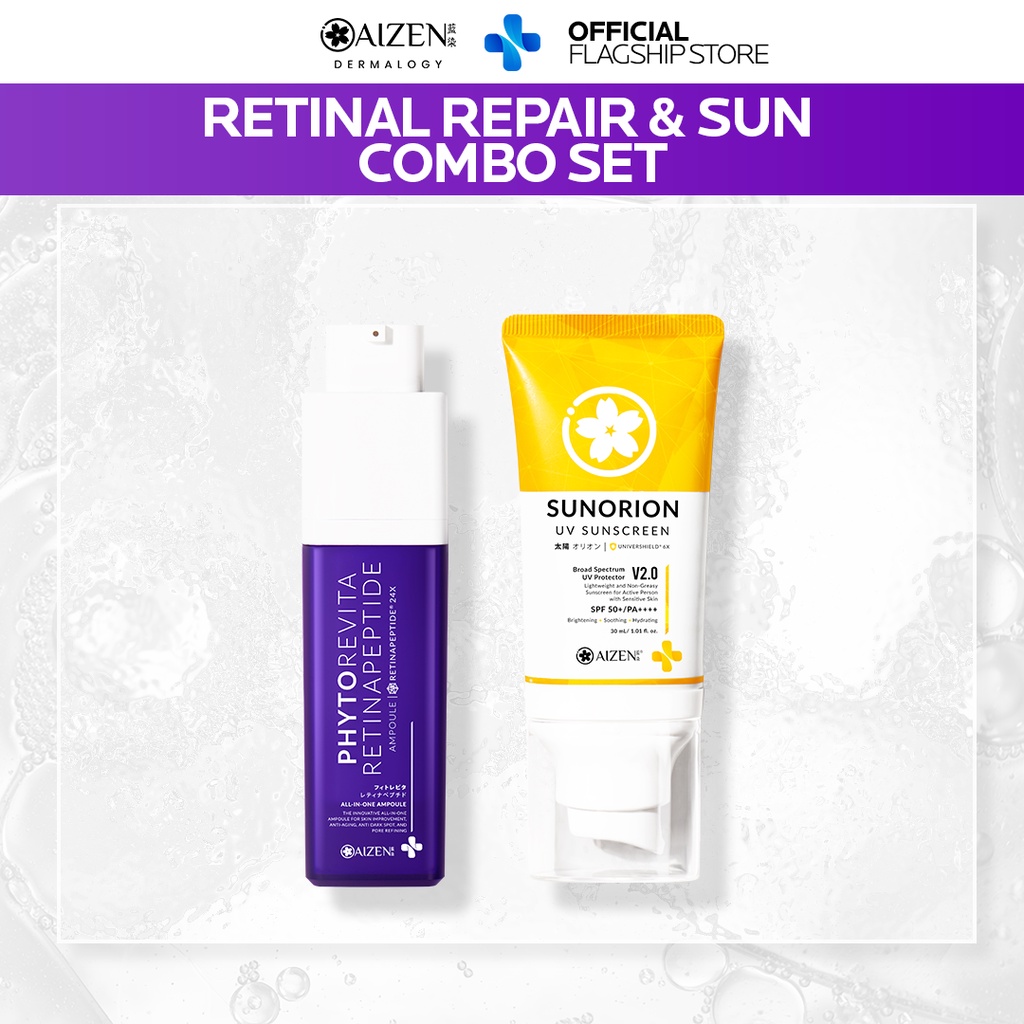Jual Aizen - Retinal Repair & Sun Combo Set | Shopee Indonesia