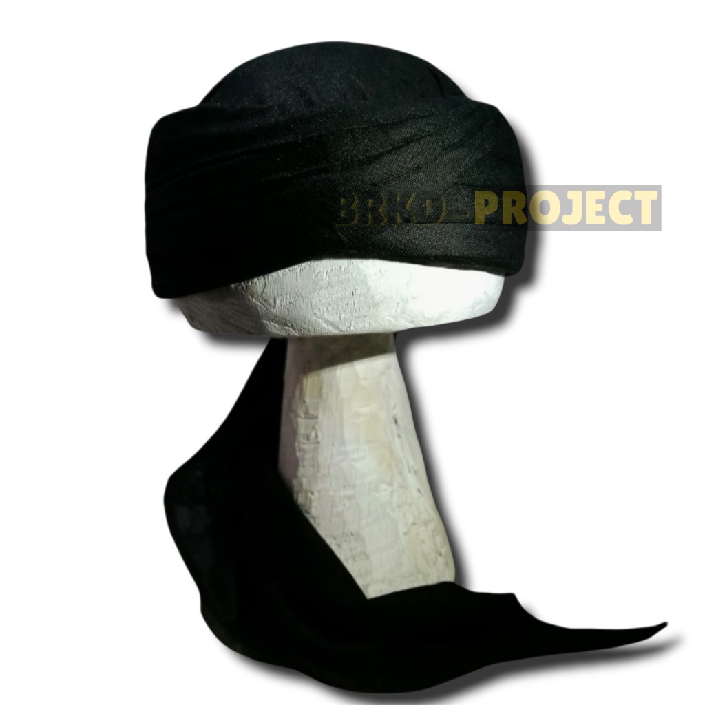 Jual Imamah Praktis hitam permanen - peci habib - peci sorban habaib ...