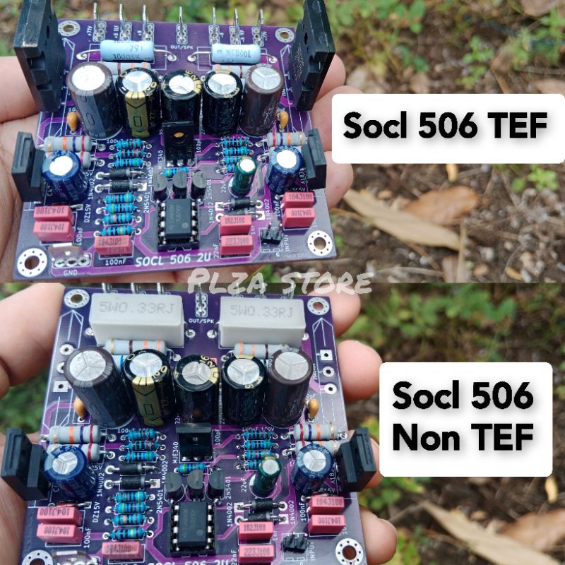 Jual kit driver power amplifier SOCL 506 TEF dan Non TEF double layer