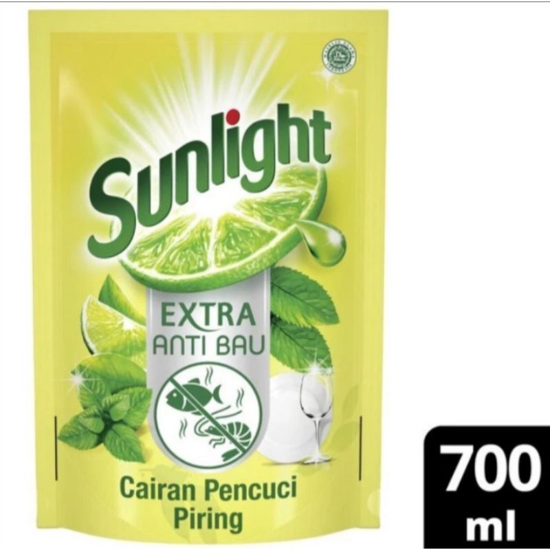 Jual Sunlight Sabun Cuci Piring Kuning Extra Jeruk Nipis & Daun Mint ...