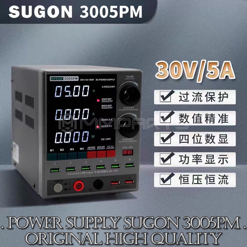 Jual Power Supply Sugon 3005PM Original / Sugon 3005pm 30V 5A ...