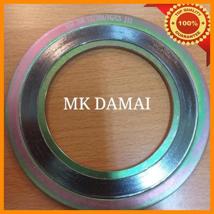 Jual (MKD) SWG JIS 20K carbon steel 1 1/2"inch / Spiral wound gasket Cs