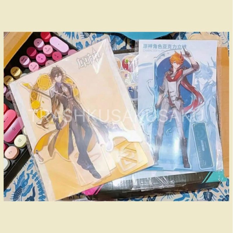 Jual Acrilic Standee Official Zhongli Childe Genshin Impact | Shopee ...