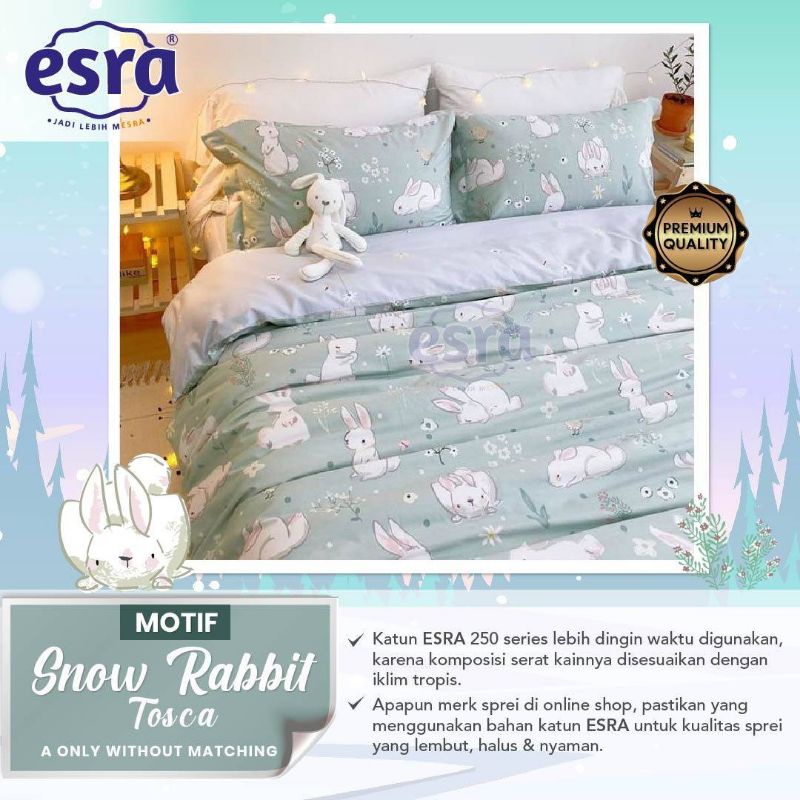 Jual SPREI PROMO BAHAN KATUN LOKAL PREMIUM MOTIF SNOW RABIT | Shopee ...