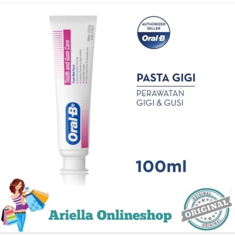 Jual Oral B Pasta Gigi Tooth Gum Care 100 ml Exp Date 2025 | Shopee ...