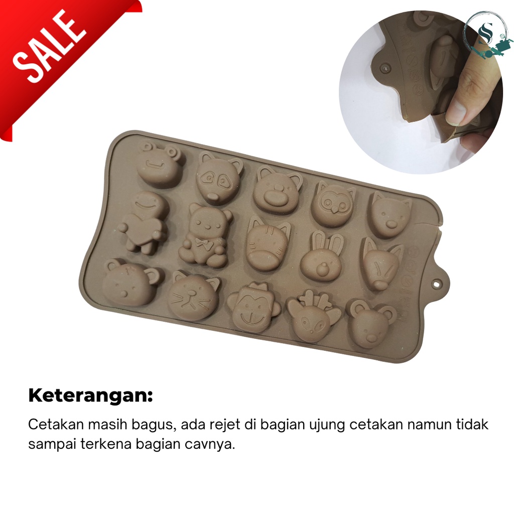 Jual Promo Cetakan Cokelat Cetakan Silicon Cetakan Jelly Karakter 3