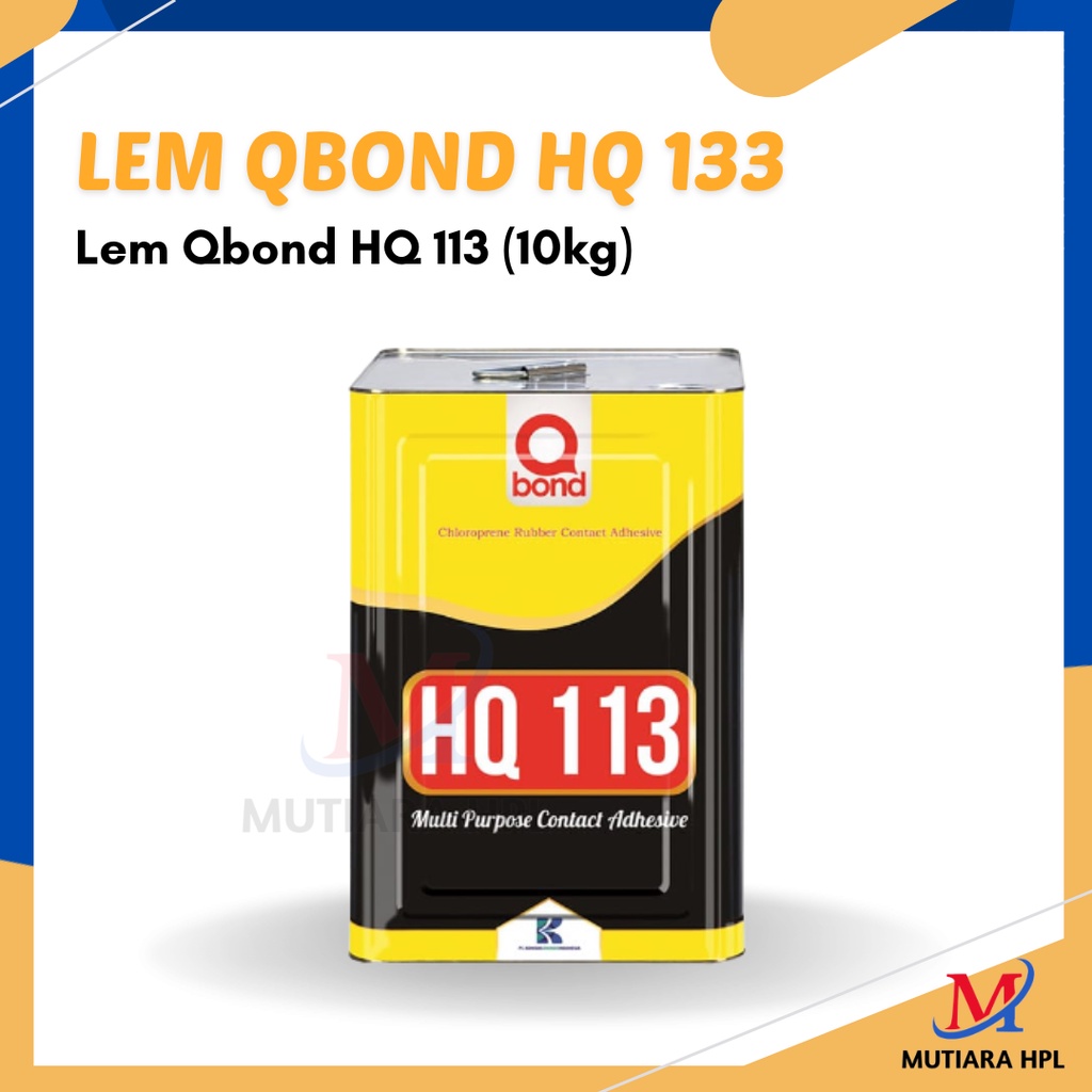 Jual Lem Kuning Qbond Hq 133 10kg Lem Serbaguna Lem Hpl Lem