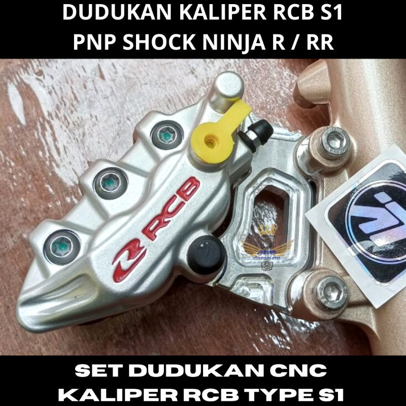 Jual Kaliper Depan RCB S1 Set Dudukan Almunium Cnc Aitech Pnp Shock