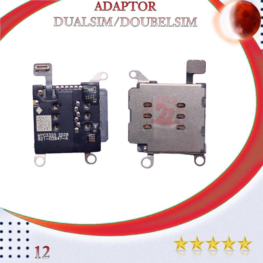 Jual KONEKTOR MEMBACA KARTU SIM GANDA DUDUKAN BAKI SLOT SOKET 12 ...