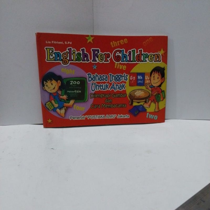 Jual Buku English For Children Dilengkapi Gambar Dan Cara Membaca