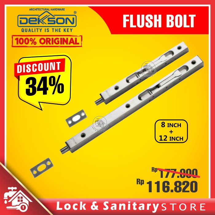 Jual Grendel Tanam Dekson Dekkson Flush Bolt Fb Inch Inch Sss Slot Pintu Kayu