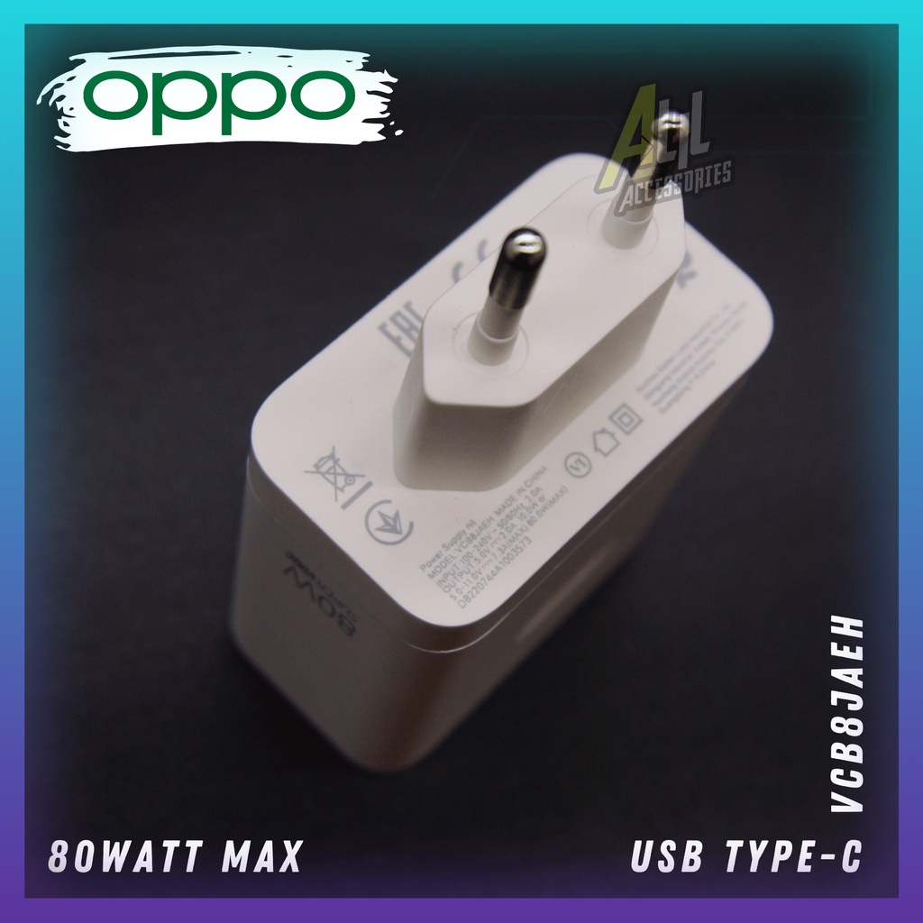 80W Caricatore per Oppo Originale, Caricatore O ppo, Caricabatterie O ppo, Supervooc 80 W O neplus, Cavo