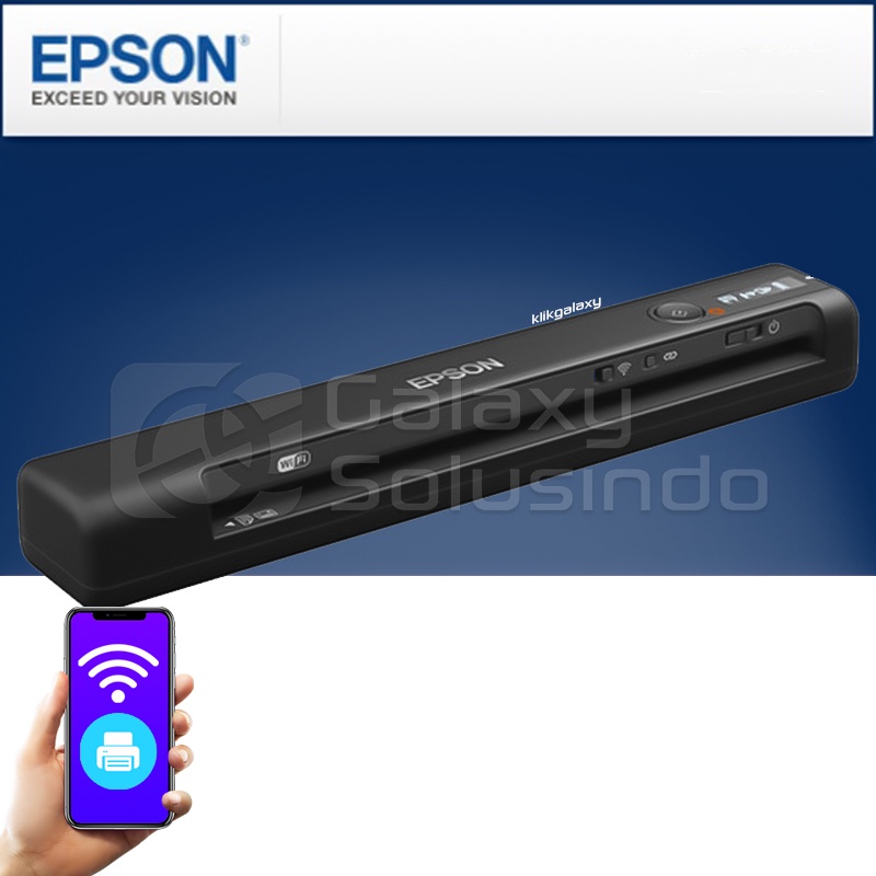 Jual Epson WorkForce ES-60W Wi-Fi Portable Sheetfed Document Scanner ...