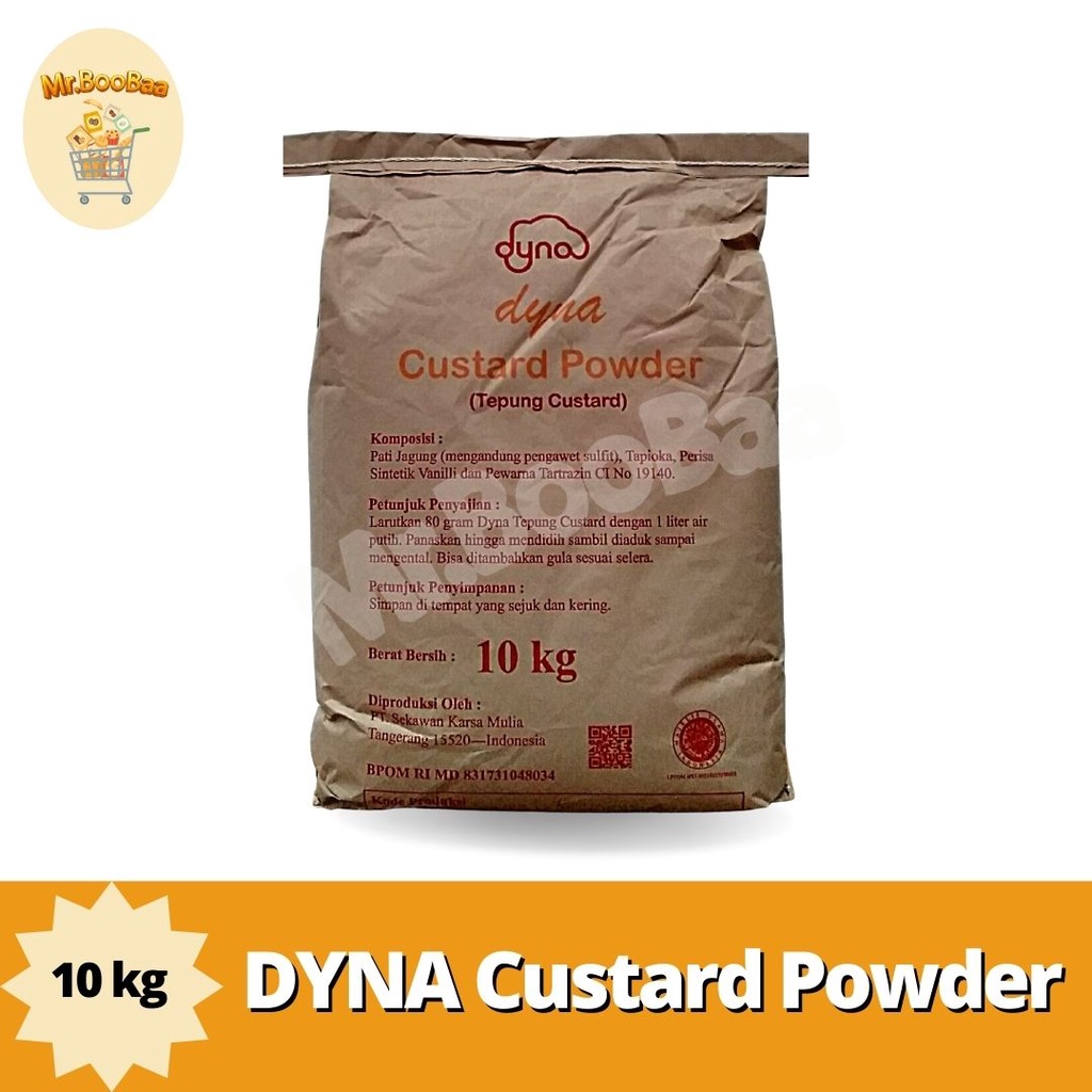 Jual Dyna Custard Powder Tepung Custard Dyna 10kg Shopee Indonesia 9924