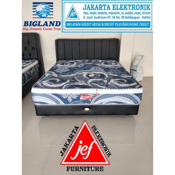 Jual OLYMBED PLUSHTOP BY BIGLAND SPRINGBED ASLI BUATAN INDONESIA PABRIK