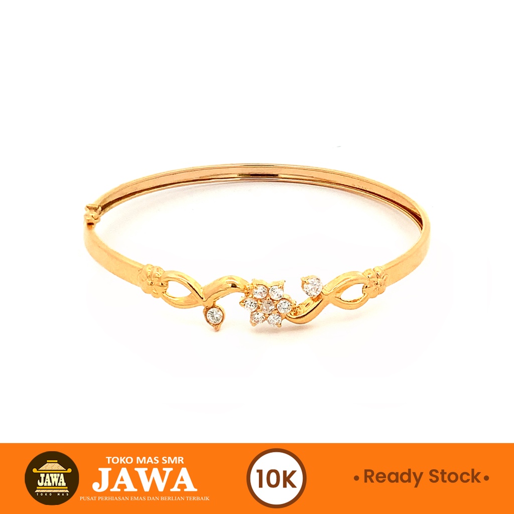 Jual Gelang Emas Bangle Daulia Kadar 10k Toko Mas Jawa Shopee Indonesia