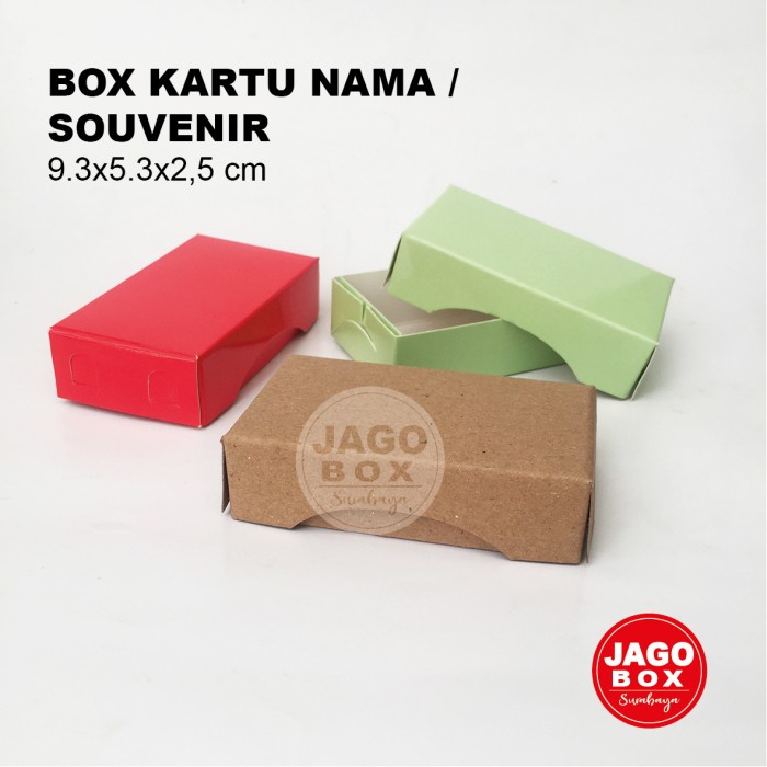 Jual Box Kotak Kartu Nama Souvenir 9 X 53 X 25cm Box Saja