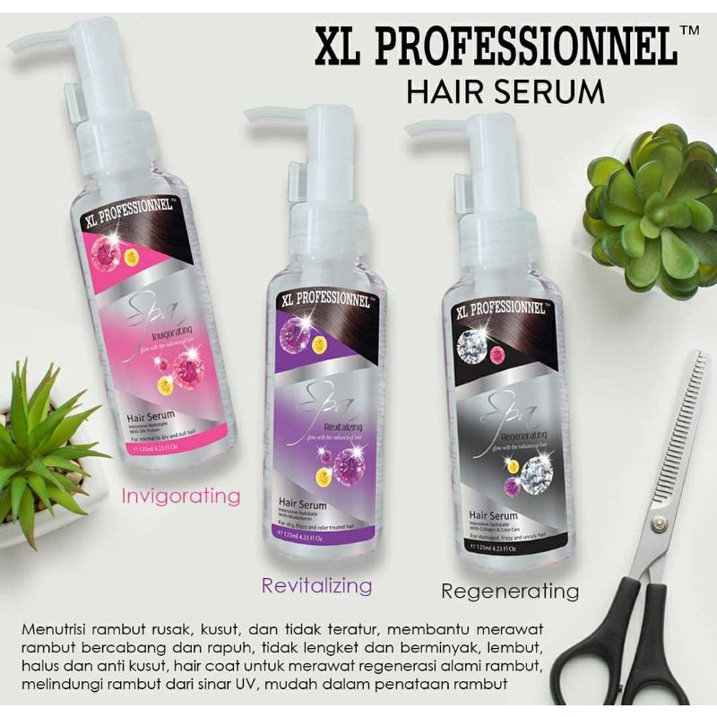 Jual Xl Professionnel Hair Serum 125ml Shopee Indonesia 