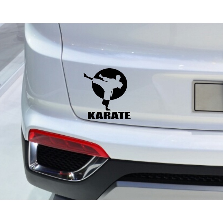 Jual Stiker Karate beladiri aksesoris eksterior mobil motor Cutting ...