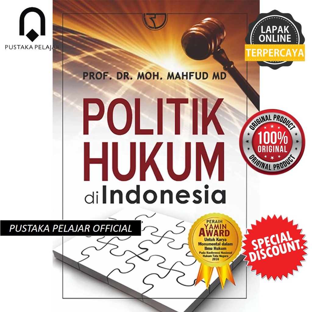 Jual BUKU POLITIK HUKUM DI INDONESIA EDISI REVISI / MOH MAHFUD MD ...