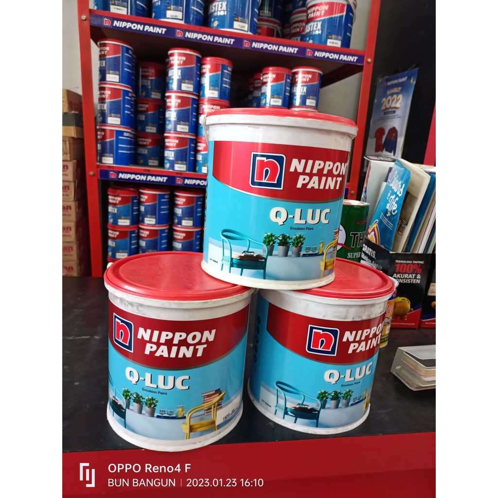 Jual Cat Tembok QLUC 5kg Nippon Paint Kemasan 5kg / QLUC / Q LUC / 4