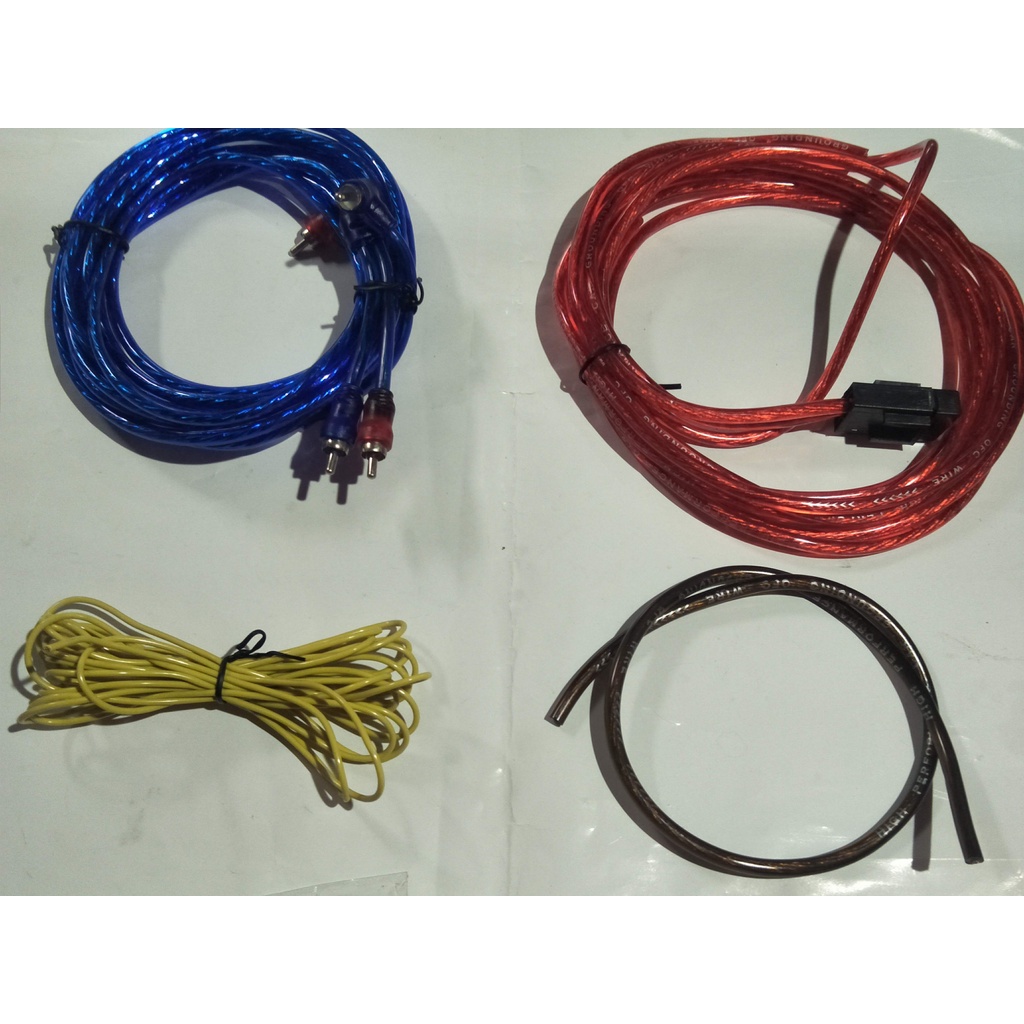 Jual Kabel Set Audio Khusus Bass Kolong Atau Subwoofer Kolong Shopee Indonesia