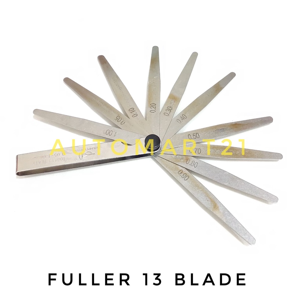 Jual FULLER 13 BLADE / FEELER GAUGE / UKURAN KLEP 13 BLADE ''PISAU ...