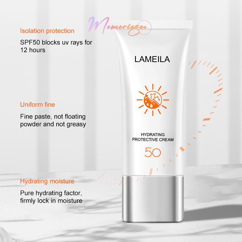 Jual Cod Ready Lameila Sunblock Tahan Jam Pa Spf Wajah White Sunscreen In Sun Block