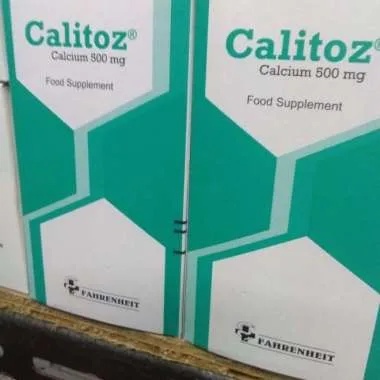 Jual SUPLEMEN CALOS CALCIUM / CALITOZ ( NAMA BARU) 500 MG BOTOL 60'S ...
