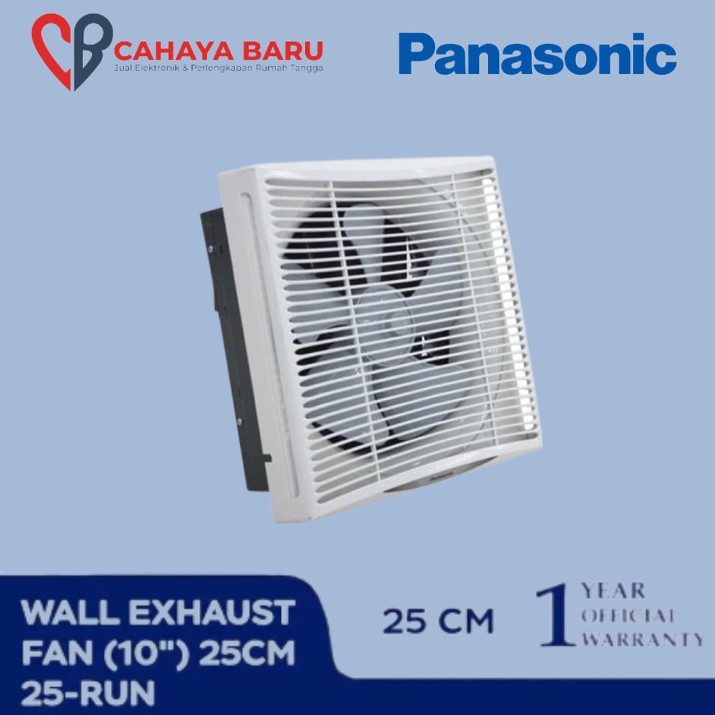 Jual Panasonic Exhaust Fan FV - 25 RUN Dinding 10"/FV 25 RUN | Shopee ...