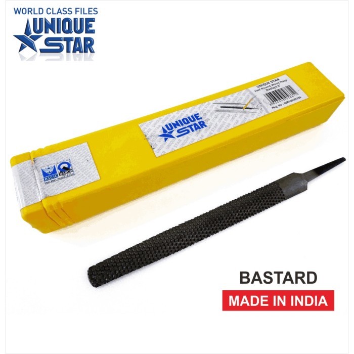 Jual UNIQUE STAR Half Round Wood Rasp Bastard 8 Inch - 1/2 Bulat ...