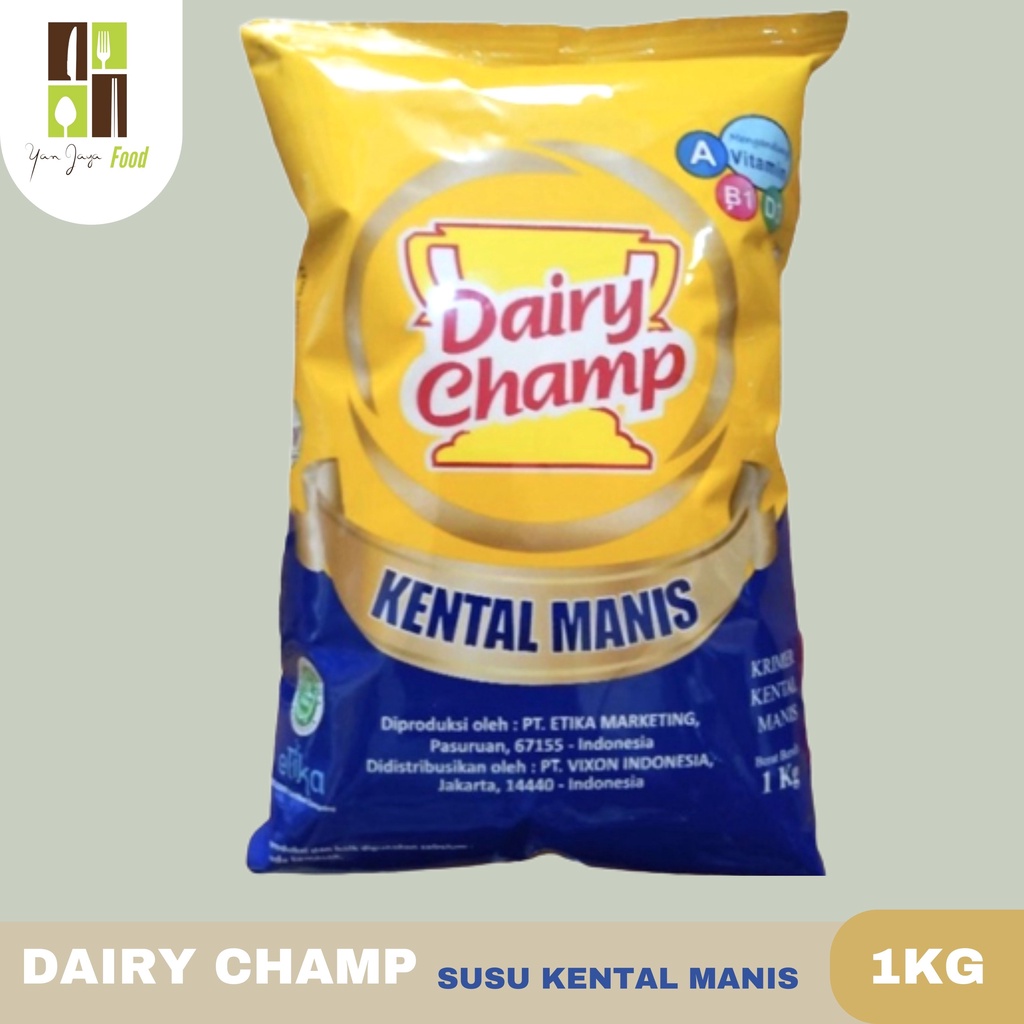 Jual Dairy Champ Susu Kental Manis 1kg Shopee Indonesia 