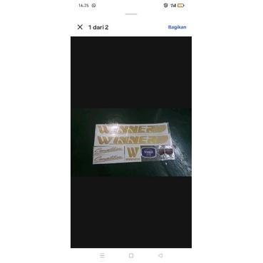 Jual stiker cutting sepeda winner competition | Shopee Indonesia