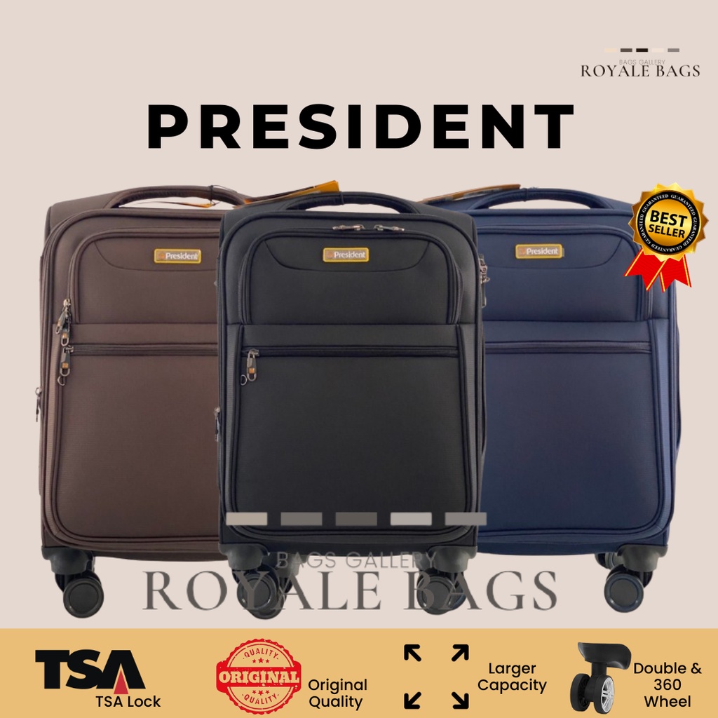 Jual President Tas Koper Jumbo 28 inch / 32 inch Original Kain Kanvas ...