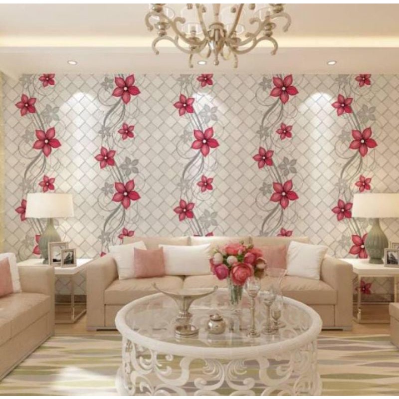 Jual Wallpaper Dinding Kamar Pink Wallpaper Soft Pink Wallpaper Fuschia
