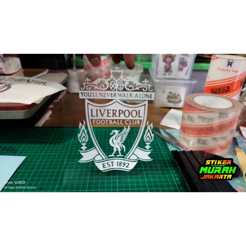 Jual STIKER LIVERPOOL 2 STICKER CUTTING BAHAN ORACAL CUSTOM | Shopee ...