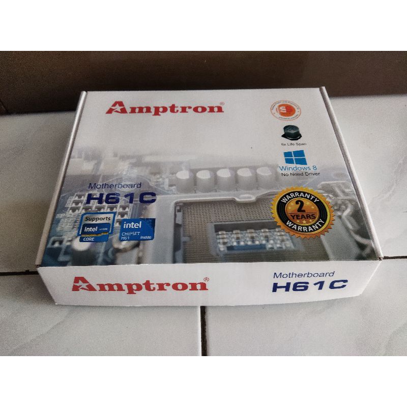 Jual Motherboard Amptron H61 LGA1155 | Shopee Indonesia